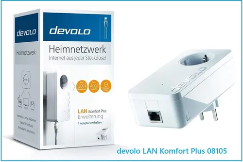 Devolo Powerline Netzwerkadapter 8105, 1200 Mbit/s