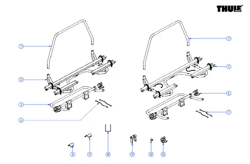 Thule Caravan Smart Base Grundträger-Profil
