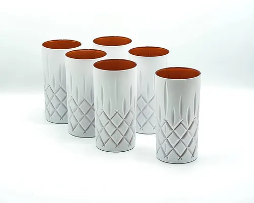 Nachtmann Longdrinkglas Nachtmann Noblesse 6er-Set White Edition Longdrinkgläser 375 ml