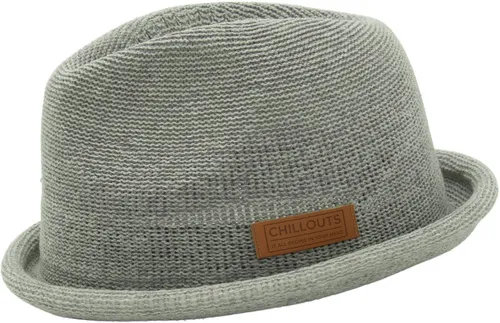 chillouts Trilby Tocoa Hut – schnelltrocknend und langlebig in Grau, Größe L - Eleganter Trilby Hut aus 100% Polyester, ideal für jeden Anlass. Schnelltrocknend und formbeständig – der perfekte Begleiter für stilbewusste Träger.