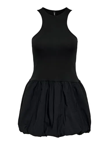 ONLY Female Kleid ONLLIA Kurzes Kleid - Elegantes kurzes Kleid von ONLY mit normalem Schnitt. Ideal für besondere Anlässe und den Alltag. Hochwertige Baumwollmischung für einen angenehmen Tragekomfort.