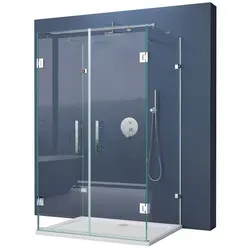 doporro Komplettdusche U-Form mit Nano R40