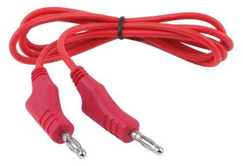 KS Tools 150.1667 Messleitung Lamellenstecker 4mm Lamellenstecker 4mm 1m Rot 1St.