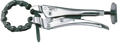 Hazet 4682 Kettenrohrabschneider - Präzises Trennen von Auspuffrohren - Auto & Motorrad, ideal zum Trennen von Auspuffrohren, auch für Edelstahl bis Ø 2,5 mm geeignet, hochwertige Verarbeitung von Hazet.