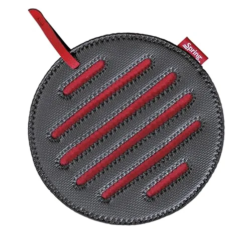 Spring Untersetzer GRIPS rund | Thermoresistentes Neopren-Material | -40 °C bis 260 °C | Rutschfest | Topfuntersetzer und Topflappen | Weich, flexibel, grifffest | Fleckenabweisend | Ø 22 cm