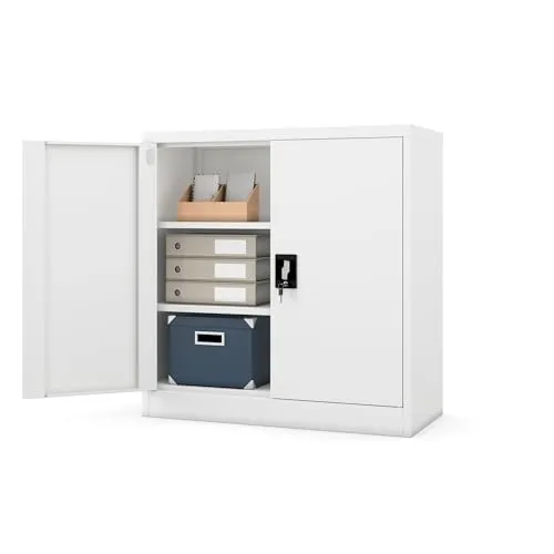 Jan Nowak Kleiner Aktenschrank C001B in weiß von Jan Nowak