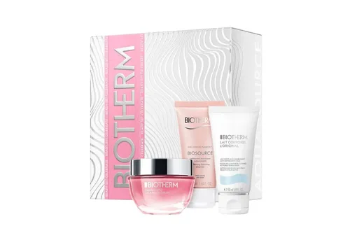 BIOTHERM Aquasource Cica Nutri 50 ml Set - Gesichtspflegeset mit Cica Nutri Cream für langanhaltende Feuchtigkeit, Reinigungsschaum für sanfte Reinigung und Body Milk für zarte, gepflegte Haut.