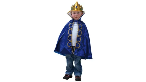 Betzold Kinder-Kostüm „Königin/König“, blau