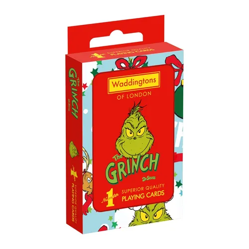 Waddingtons Number 1 The Grinch Playing Cards play fish, slap jack, crazy eights