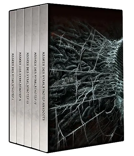 Pegasus Spiele 40079G Cthulhu: Masken des Nyarlathotep - Gesellschaftsspiel - Faszinierendes Gesellschaftsspiel im Cthulhu-Universum, ideal für Horror-Fans und spannende Spieleabende mit Freunden.