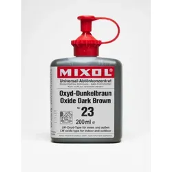 Mixol Abtönkonzentrat 200ml Nr. 23 - Oxyd-Dunkelbraun von Mixol