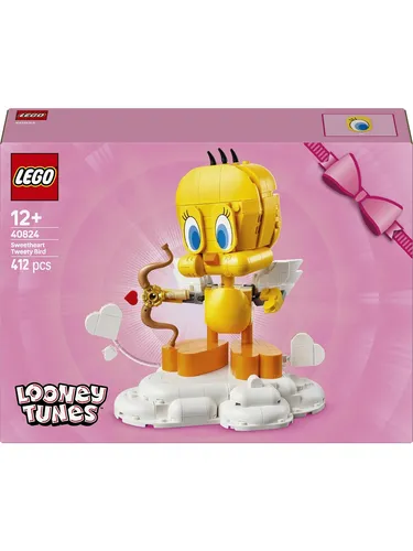 LEGO® 40824 Liebesbote Tweety - Exklusives Set - LEGO (R) Komplette Sets & Packs, 412 Teile für kreativen Bauspaß, ideal für Fans ab 12 Jahren!
