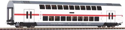 Piko 58802 IC Doppelstockwagen 1. Klasse DB AG Epoche VI - H0 Personenwagen für Modellbahnen, detailgetreue Ausführung und ideal für Sammler und Liebhaber der Epoche VI.