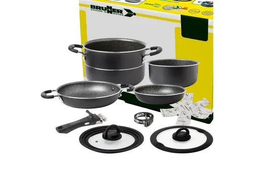 BRUNNER Camping Kochgeschirr Alu-Topfset von Brunner