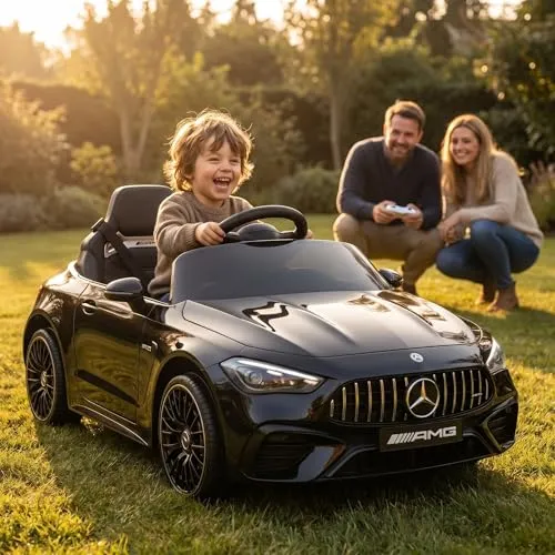 Kinder Elektroauto Mercedes AMG CLE 53 – Mit Fernbedienung, Bremsautomatik & LED-Beleuchtung