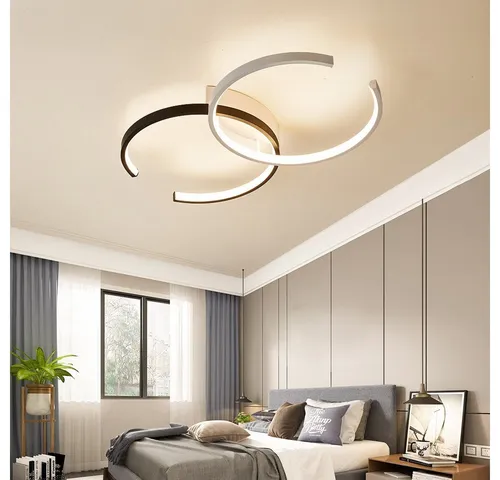 Euroton LED Deckenleuchte mit Fernbedienung - Energiesparende LED Deckenlampe, stufenlos dimmbar und mit einstellbarer Lichtfarbe (3000K-7000K), ideal für jeden Raum!