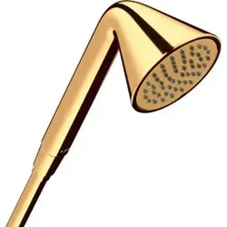 Axor Showers Handbrause 85 1jet - Polished Gold Optic - Hochwertige Brause in eleganter Goldoptik, ideal für luxuriöse Badezimmer und entspannende Duscherlebnisse.
