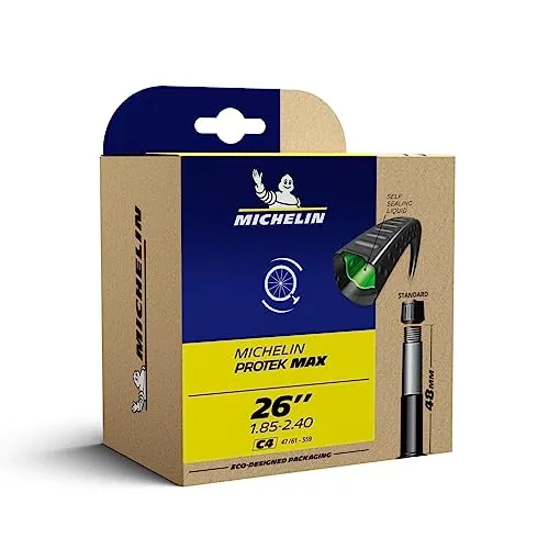 Michelin Tube Intérieur Unisexe C4 Protek Max, Valve Schrader-35mm, 26