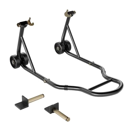 SPECSTAR Strapazierfähige Motorrad-Hinterrad-Hebebühne Universal Ständer Motorradständer Hinterradständer aus Stahl Montagelift für Hinterrad bis 200kg für Wartungs-/Montagearbeiten