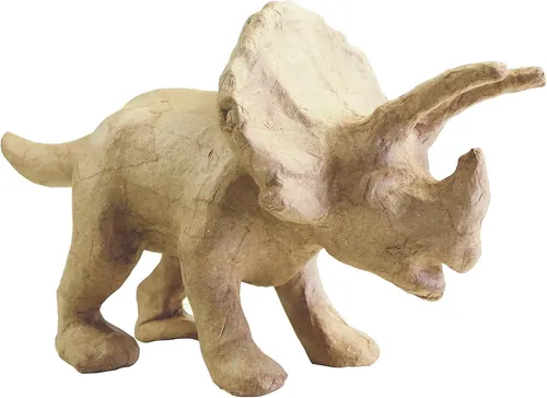 Décopatch Figur Pappmaché Triceratops S