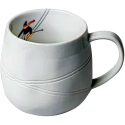 räder Schneetag Tasse Ski fahren Porzellan weiß 0092312 von Räder
