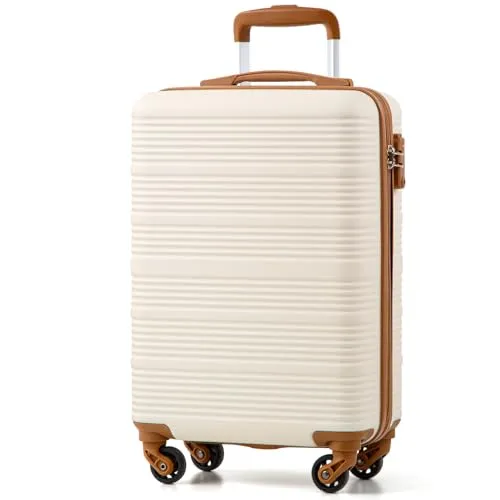 COOLIFE Handgepäck Koffer 55x35x20cm für Ryanair & Easyjet – Leicht und Robust mit TSA-Schloss