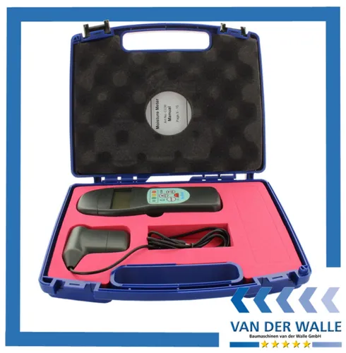 HEDÜ Feuchtigkeitsmessgerät für Holz und Baustoffe C036 - Präzises Feuchtigkeitsmessgerät für Holz und Baustoffe mit zerstörungsfreier Messmethode bis 50mm Tiefe. Ideal für Bauprojekte und Renovierungen.