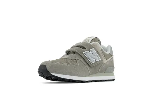 New Balance 574 Klettverschluss Sneaker 30 EU in Grau - Sportlicher Sneaker mit Klettverschluss für Kinder. Bequemes Obermaterial aus Leder und Textil, ideal für den täglichen Einsatz. Hohe Strapazierfähigkeit und rutschfeste Gummisohle für sicheren Halt.