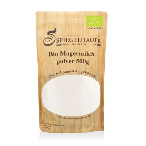 Bio Magermilchpulver 500 g Milchpulver instand Milch