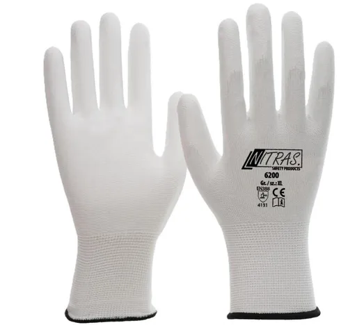 Schutzhandschuhe Weiß von NITRAS