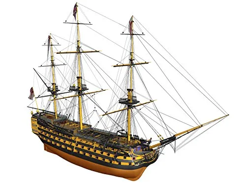 Billing Boats HMS Victory 1:75 Baukasten - Bauspielzeug & Konstruktionsspielzeug - Hochwertiger Holzbausatz für Modellbau mit realistischer Konstruktion und umfangreichem Zubehör, ideal für Bastelfreunde.