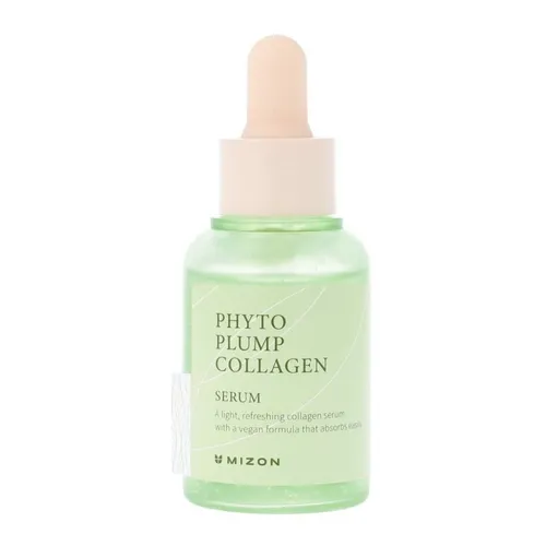 Mizon Phyto Plump Collagen Serum 30 ml - Hautverjüngung - Intensiv hydratisierendes Serum mit 90% natürlichen Inhaltsstoffen für ein frisches, nicht klebriges Finish und langanhaltende Feuchtigkeitsversorgung.