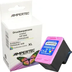 Kompatible Tinte ersetzt HP 7FP20UE 308 CMY