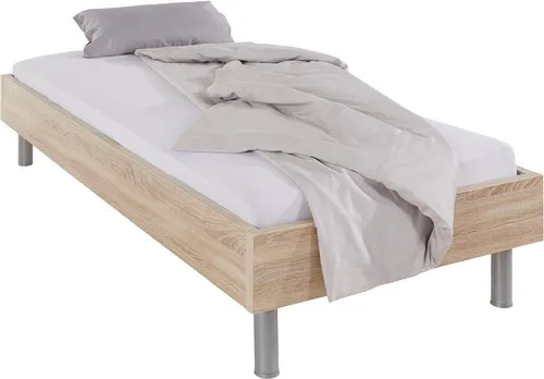 Wimex Bett Easy, Komforthöhe & große Farbauswahl - Bettgestell in Komforthöhe, ideal für Dachschrägen, aus hochwertigem Holzwerkstoff (Made in Germany) für optimale Stabilität und Sicherheit.