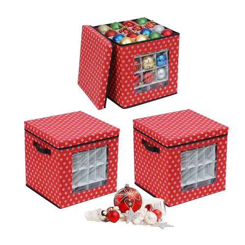 Weihnachtskugel Aufbewahrungsbox Kugelbox Weihnachtskugelbox Kugelkiste 3er Set