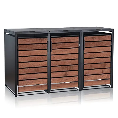 Zelsius Mülltonnenbox 3er für 3 Mülltonnen von Zelsius