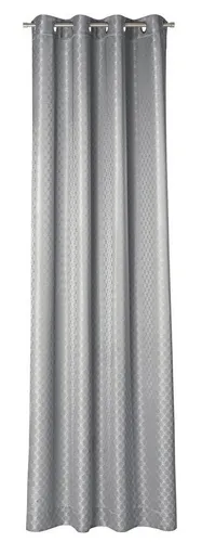 JOOP! Ösenschal Allover in Silber - Eleganter Ösenschal aus hochwertigem Synthetik, Maße: 140 cm breit und 1 cm hoch. Ideal für stilvolle Fensterdekoration. Melden Sie sich für den Newsletter an und sichern Sie sich einen 10€ Willkommens-Gutschein!