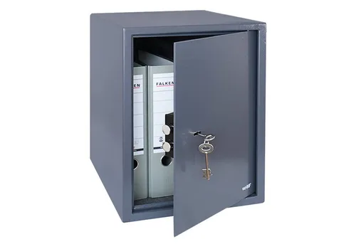 HMF Möbeltresor DIN A4, Robuster Tresor mit Doppelbartschloss - Safes - Optimaler Schutz für Wertsachen und Dokumente im DIN A4-Format mit robustem Stahlkorpus und sicherem Doppelbartschloss.
