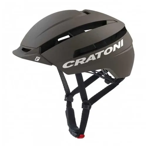 Cratoni C-Loom Helm – Braun Matt, M - Fahrradhelm mit 9 Belüftungsöffnungen, dreifacher Höhenverstellung und integriertem Visier für optimalen Komfort und Sicherheit beim Radfahren.