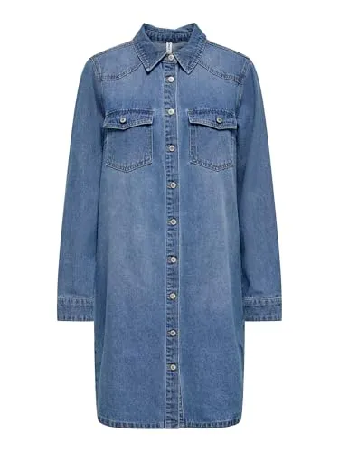 Jeanskleid ONLY ONLLISA L/S DNM DRESS GUA NOOS