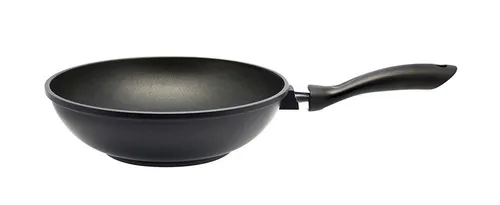 Elo Wok ELO Alucast 28cm - Pfanne aus hochwertigem Aluminiumguss, ideal für Induktion und mit Antihaftbeschichtung für müheloses Kochen und einfaches Reinigen.