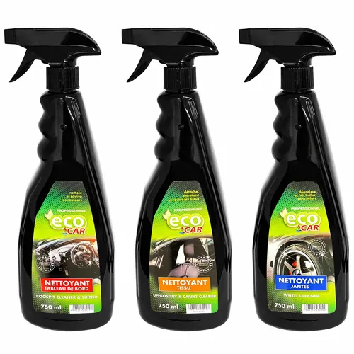 3er Set KFZ Reiniger Auto Textilreiniger Cockpitreiniger Felgenreiniger je 750ml