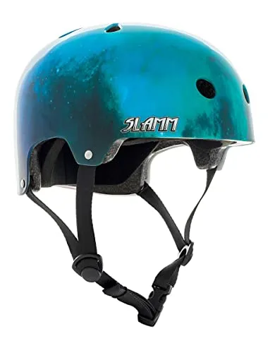 Slamm Logo Helm Nebula S/M 53-56 cm | Optimaler Schutz für Rollerfahrer