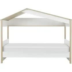 Gami Kinderbett HAUSBETT - Betten für Kinderzimmer, sorgt für Gemütlichkeit und ist leicht zu reinigen mit 17 cm Bodenfreiheit. Inklusive Montage-Material für einfache Einrichtung.