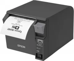 Epson Bondrucker TM-T70II - Schneller und zuverlässiger Thermodrucker - Sonstige Drucker mit Druckgeschwindigkeit von bis zu 250 mm/s, umweltfreundlich und leise, ideal für die Gastronomie und den Einzelhandel.