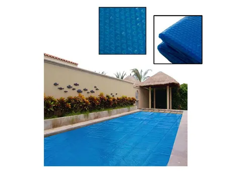 Pool Solarfolie Solarplane Blau Eckig 1,60 x 2,60 m Poolabdeckung Solarheizung