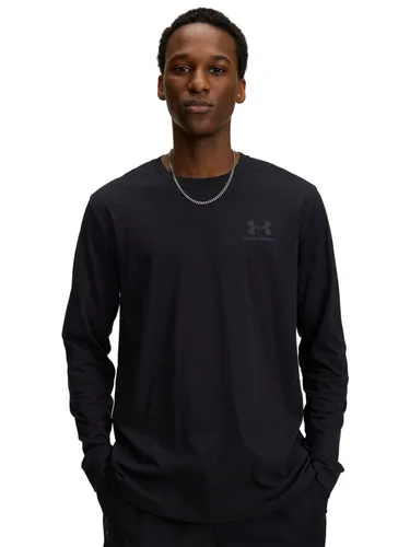 Under Armour Herren Sportstyle Left Chest Kurzarmshirt - Tops & Trikots, weiches und schnelltrocknendes Funktionsshirt aus Baumwollmix, ideal für sportliche Aktivitäten und Freizeit.