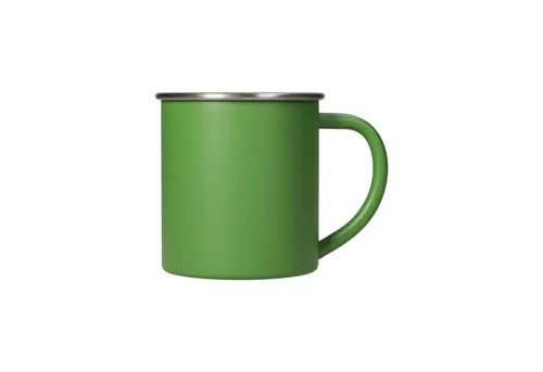 elasto Becher ADVENTURA Outdoor Trinkbecher aus Edelstahl 340ml BPA-frei, Kaffeebecher, Teetasse, camping Zubehör, Becher mit Henkel, robust