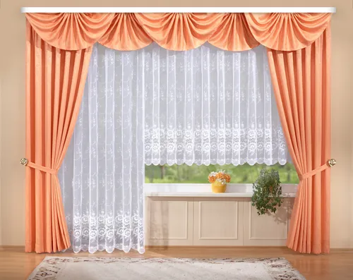 Stickereien Plauen Gardine Bianca in weiß von Stickereien Plauen