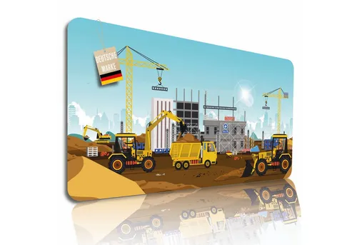 Lineo Schreibtischunterlage Malunterlage für Kinder abwischbar, (1 tlg., XXL Kinder-Tisch-Unterlage)